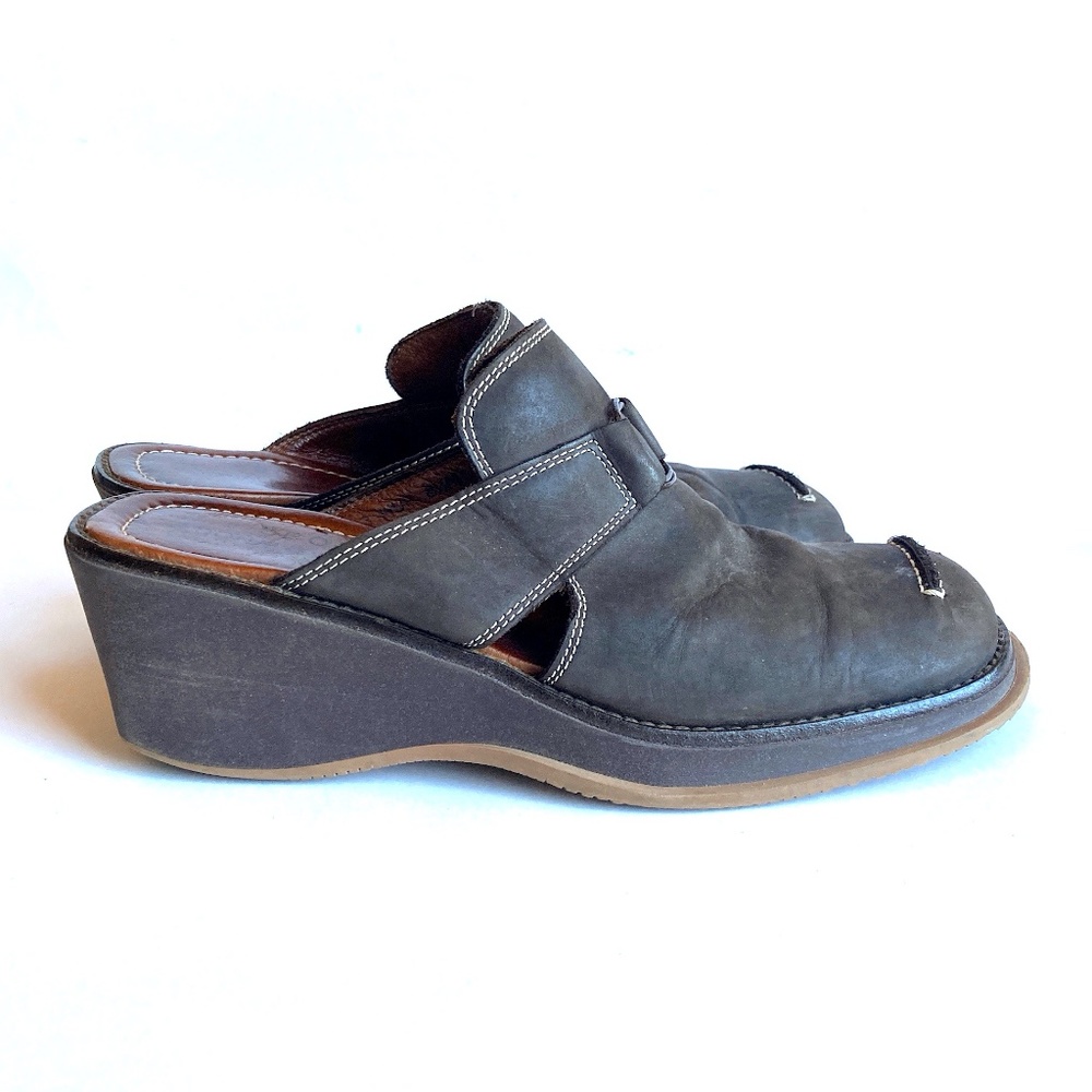 DONALD J. PLINER Leather Clogs Wms sz 8.5